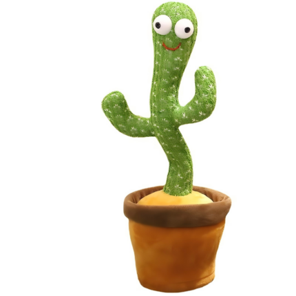 Internet celebrity dancing cactus, singing twisting, talking funny children's toys, home decoration ornaments